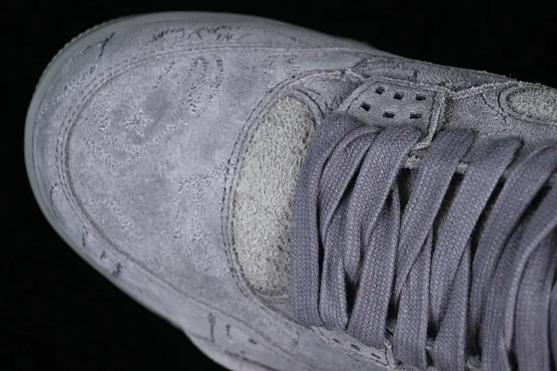 All categories Air Jordan Jordan series basketball shoes Air Jordan 4 OG version Air Jordan 4 Cool Gray AJ4 Joe 4 cool gray suede luminous bottom basketball shoes 930155-003